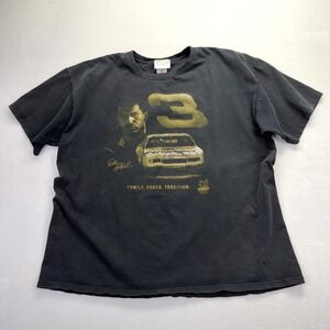 Chase Authentics Dale Earnhardt Sr Jr NASCAR T-Shirt 3X Black Wrangler Racing